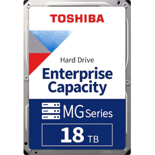 TOSHIBA ENTERPRISE, MG11ACA18TE, 3.5", 18TB,  1024Mb, 7200 Rpm, 7/24 Güvenlik, Data Center, Nas, Server, HDD (Türkiye Distribütörü Garantili)