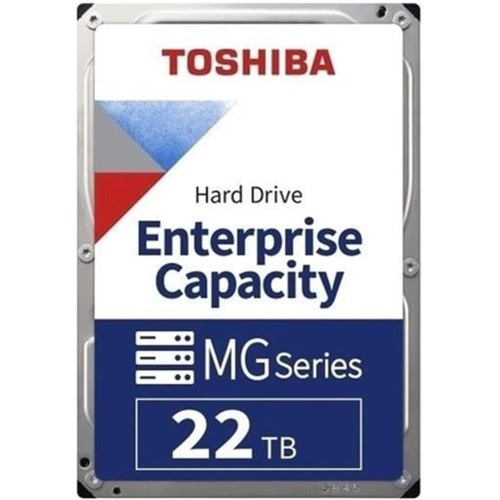 TOSHIBA ENTERPRISE, MG11ACA22TE, 3.5", 22TB, 1024Mb, 7200 Rpm, 7/24 Güvenlik, Data Center, Nas, Server, HDD (Türkiye Distribütörü Garantili)