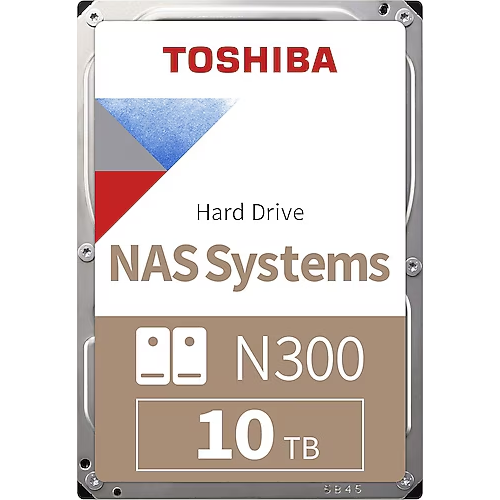 TOSHIBA N300, MN10ADA10TS, 3.5", 10TB, 512Mb 7200 Rpm, SATA3, 7/24 NAS, SERVER, HDD (Türkiye Distribütörü Garantili)