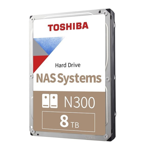 TOSHIBA N300, MN10ADA800S, 3.5", 8TB, 512Mb 7200 Rpm, SATA3, 7/24 NAS, SERVER, HDD (Türkiye Distribütörü Garantili)