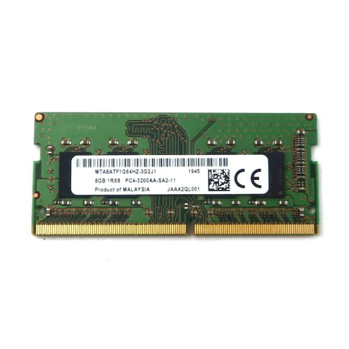 MICRON MTA8ATF1G64HZ-3G2J1, 8Gb, 3200Mhz, DDR4, Sodimm Notebook RAM, 1,2V, CL22