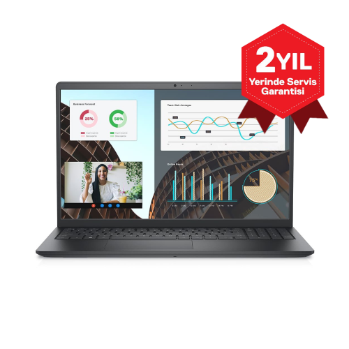 DELL Vostro 3530, N3409PVNB3530_U, i5-1334U, 15,6" FHD, 8Gb Ram, 512Gb SSD, Paylaşımlı Ekran Kartı, Free Dos Notebook