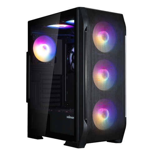 ZALMAN N7 Plus V2, 700W 80+, Mesh Panel, Tempered Glass, 6x120mm RGB Fan, ATX GAMING KASA