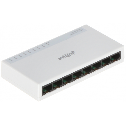 DAHUA PFS3008-8ET-L, 8 Port, MegaBit, Yönetilemez, Masaüstü Switch