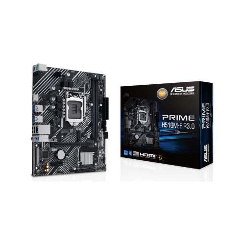 ASUS PRIME H510M-F R3.0-CSM, 2xDDR4, M.2, HDMI, 10-11.Nesil, LGA1200 Soket, Anakart