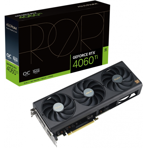 ASUS PROART-RTX4060TI-O16G, 16Gb, 128Bit, GDDR6, 1xHDMI, 3xDP GAMING Ekran Kartı