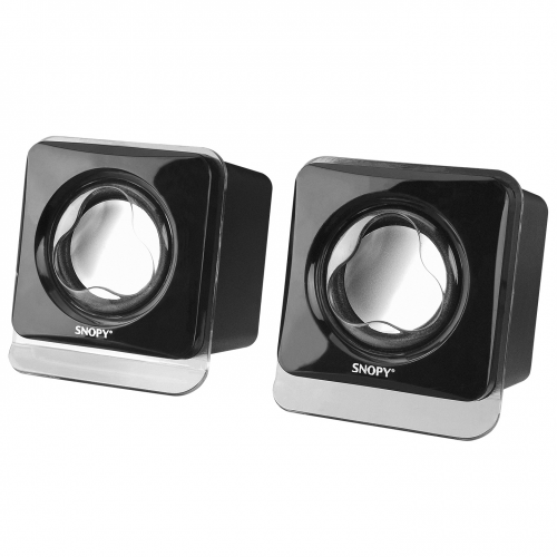 SNOPY SN-121, 6W, 1+1, Masaüstü, USB, Speaker, (Siyah)