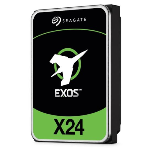 SEAGATE EXOS X24, ST24000NM000H, 3.5", 24TB,  512Mb, 7200 Rpm, 7/24 Enterprise, DATA CENTER-GÜVENLİK-NAS-SERVER, HDD
