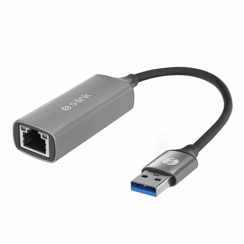S-LINK SW-U334, GigaBit, USB3.0 to RJ45, Metal, Ethernet Kartı