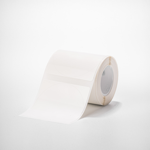 NIIMBOT T50 Etiket 50mm x 50mm (Tek Kolonda 1li) 150 adet Beyaz Yuvarlak (M2)