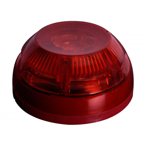 TEKNİM TFS-3192R, FLAŞÖRLÜ, YANGIN ALARM SİRENİ, KIRMIZI