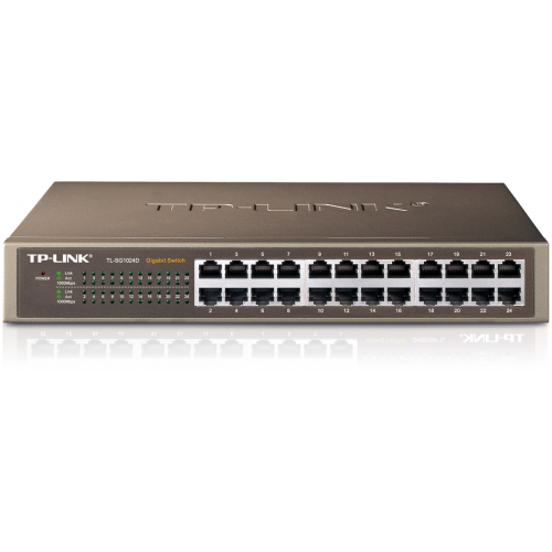 TP-LINK OMADA TL-SG1024D, 24 Port, GigaBit, Metal Kasa, Yönetilemez, Rackmount Switch