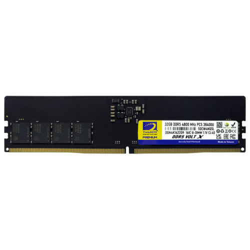 TwinMOS TMD532GB4800U40, 32GB, DDR5, 4800MHz,  CL40, 1.1V Desktop Ram