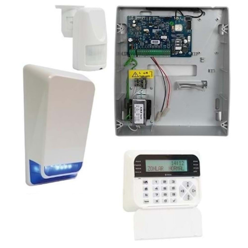 TEKNİM TSP-5334LCDA  ETHERNETLİ ALARM SETİ,  1xTSP-5334 4+4 Zon Panel, 1xTSK-5710 LCD Keypad, 1xTSS-5790B Harici Siren, 1xATP-546 Pır, 1xATP-105 Pır Ayağı, 1x12v Akü