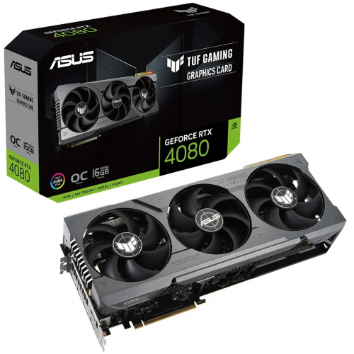 ASUS TUF-RTX4080-O16G-GAMING, 16Gb, 256Bit, GDDR6X, 2xHDMI, 3xDP GAMING Ekran Kartı