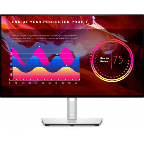 DELL UltraSharp U2422H, 24&quot; 5ms, 60Hz, Full HD, HDMI, DP, USB, Type-C, Hoparlör, Pivot, IPS LED MONİTÖR