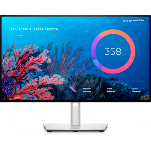 DELL UltraSharp U2422HE, 24&quot; 5ms, 60Hz, Full HD, HDMI, DP, USB, Type-C, Hoparlör, Pivot, IPS LED MONİTÖR