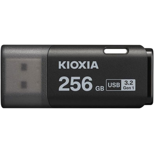 KIOXIA U301K 256GB USB 3.2 Gen1 TransMemory Flash Disk (Siyah)