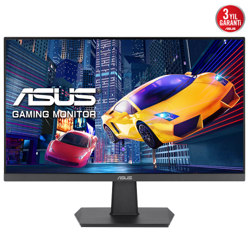 ASUS VA24EHF 23.8&quot; 1ms, 100Hz, Full HD, HDMI, D-Sub, IPS LED, Çerçevesiz Tasarım, Düşük Mavi Işık, FreeSync GAMING Monitör
