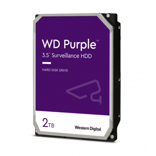 WD PURPLE, WD22PURZ,  3.5&quot;, 2TB, 256Mb, 5400 Rpm, 7/24 Güvenlik, HDD