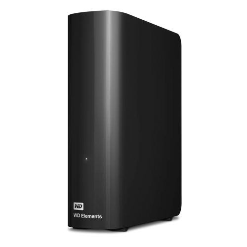 WD WDBWLG0120HBK-EESN, Elements, 12TB, 3.5&quot;, USB3.0, Taşınabilir, Harici HDD, Siyah