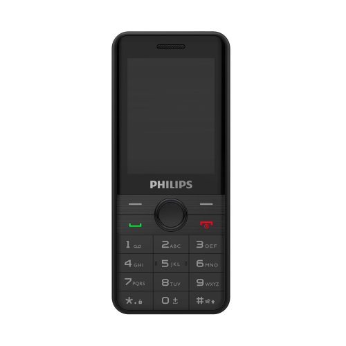PHILIPS Xenium E172, 32Mb, Siyah, 32Mb Ram, 2,4inc Ekran, Arka Kamera, Çift Sim Desteği, FM Radyo, 1700mAh Pil, El Feneri, Türkiye KVK Garantili