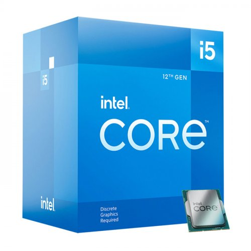 INTEL i5-12400F 6 Core, 2.5Ghz, 18Mb, 65W, LGA1700, 12.Nesil, BOX, (Grafik Kart YOK, Fan VAR)