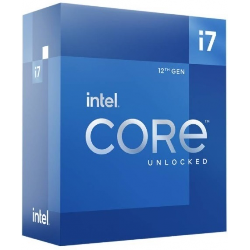 INTEL i7-12700F 12 Core, 3.60Ghz, 25Mb, 65W, LGA1700, 12.Nesil, BOX, (Grafik Kart YOK, Fan VAR)