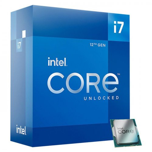 INTEL i7-12700K 12 Core, 3.60Ghz, 25Mb,190W, LGA1700, 12.Nesil, BOX, (Grafik Kart VAR, Fan YOK)