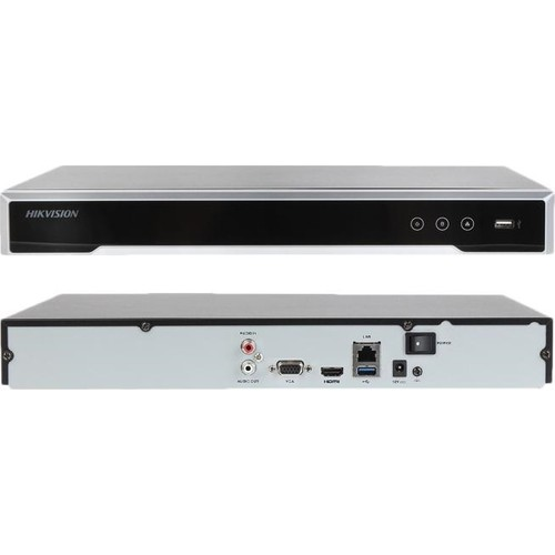 HIKVISION DS-7608NI-Q2 8Mpix, H265+, 8Kanal Video, 2 HDD, UHD 4K 2160P Kayıt, 80-160Mbps Bant Genişliği, NVR