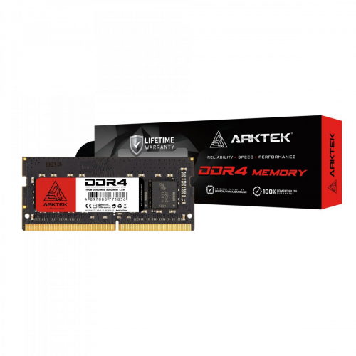 ARKTEK AKD4S16N3200, 16GB, DDR4, 3200Mhz, 1,2V, CL22, Notebook, SODIMM RAM