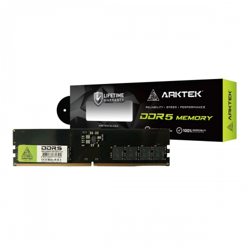 ARKTEK AKD5S16P5200, 16GB, DDR5, 5200Mhz, 1,35V, CL40, Desktop, RAM