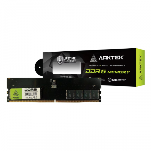 ARKTEK AKD5S32P5200, 32GB, DDR5, 5200Mhz, 1,35V, CL40, Desktop, RAM