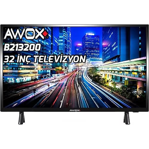 AWOX B213200, 32&quot; 82cm, HD Ready, Dahili Uydu Alıcılı, Led Televizyon