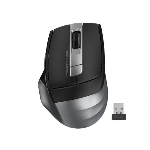 A4 TECH FG35 (Grey) FSTYLER 2,4Ghz Kablosuz Optik Mouse, 10-15Metre, 6 Buton, Nano Alıcı