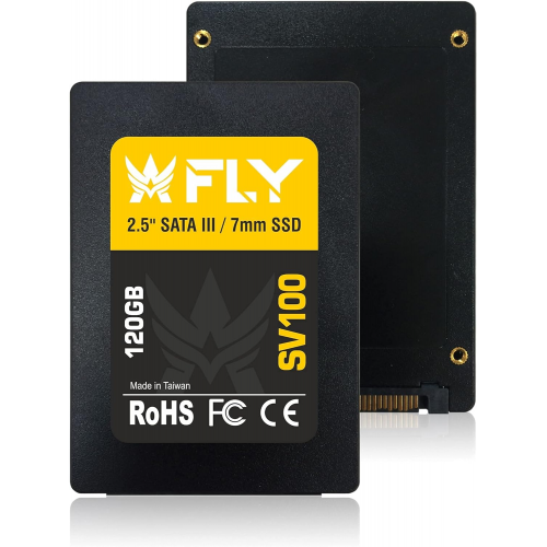 FLY SV100, 120GB, 560-540Mb/s, 2.5&quot; SATA3, 3D NAND, SSD