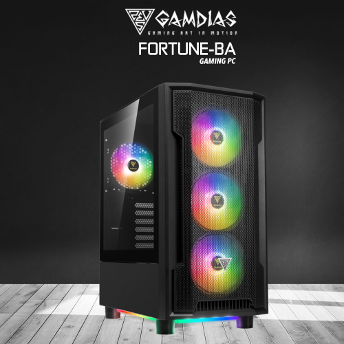 GAMDIAS FORTUNE-BA, i7-12700, 16Gb Ram, Disk Yok, Ekran Kartı Yok, 750W Kasa, Free Dos GAMING PC (CHASSIS)