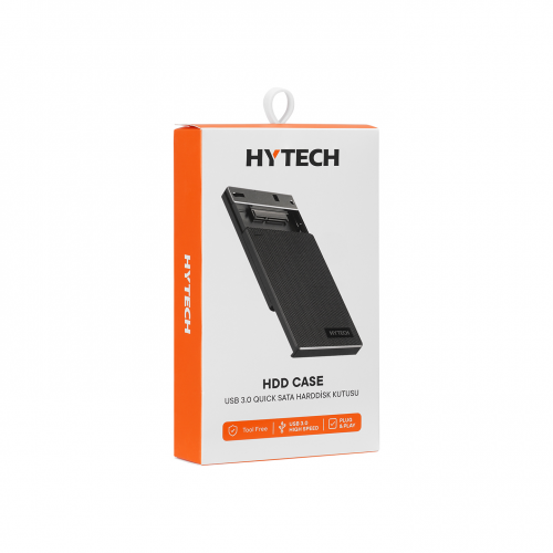 HYTECH HY-HDC27, USB 3.0, HDD Kutu, Siyah 2,5&quot;