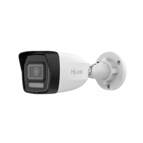 HILOOK IPC-B120HA-LU, 2Mpix, 2,8mm Lens, H265+, Dual Light, 30Mt Gece Görüşü, Dahili Mikrofon, IP67, PoE, Bullet, IP Kamera