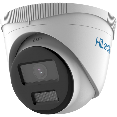 HILOOK IPC-T229H, 2Mpix, 2,8mm Lens, H265+, 30Mt Gece Görüşü, Color Vu Lite, PoE, Dome, IP Kamera