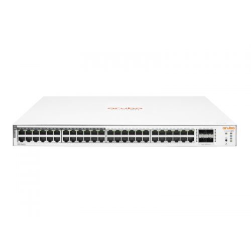 HP Aruba Instant On JL815A 1830-48G, 48Port,  24 Port Poe, 370W, GigaBit, 4 Port Gigabit SFP, Yönetilebilir, Rack Mount Switch