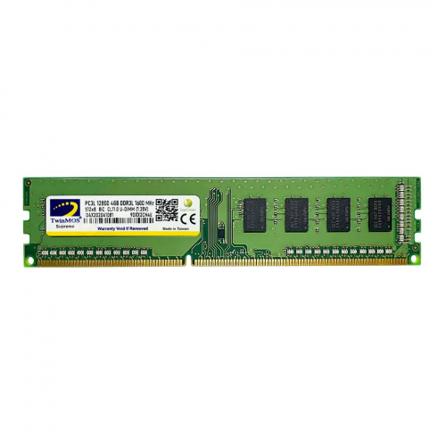 TwinMOS MDD3L4GB1600D, 4GB, DDR3, 1600MHz, 1.35V Desktop Ram