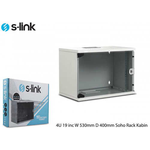 S-LINK 4U 530x400 Soho Rack Kabinet (Demonte)