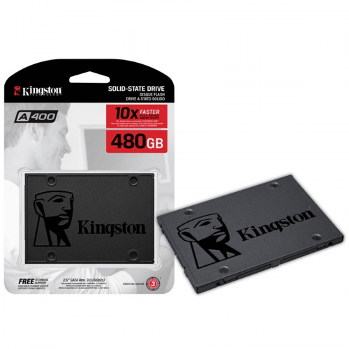 KINGSTON SA400S37/480G, A400, 480Gb, 500/450, 2,5&quot; SATA, SSD