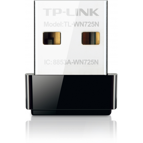 TP-LINK TL-WN725N, 150Mbps, 2.4 Ghz, Dahili Anten, Mini Tasarım, USB2.0, WIRELESS ETHERNET