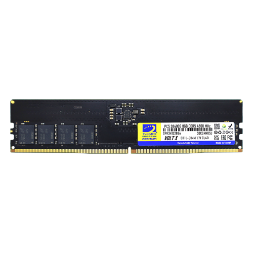 TwinMOS TMD58GB4800U40, 8GB, DDR5, 4800MHz, CL40,  1.1V Desktop Ram