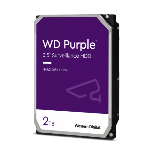 WD PURPLE, WD23PURZ,  3.5&quot;, 2TB, 256Mb, 5400 Rpm, 7/24 Güvenlik, HDD