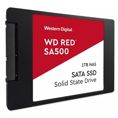 WD Red SA500, WDS100T1R0A, 1TB, 560/530, SERVER ve NAS için Enterprise, 2,5&quot; SATA, SSD