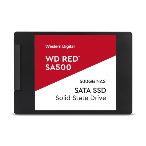 WD Red SA500, WDS500G1R0A, 500GB, 560/530, SERVER ve NAS için Enterprise, 2,5&quot; SATA, SSD